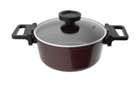Cacarola reverse 24cm forjada inducao marrom rose neoflam ec-rv-c24i