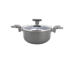 Caçarola Sartin Grafite Alumínio 24 cm Mimo Style PS24CG