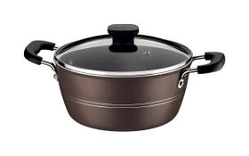 Caçarola Sicília Alumínio Revestimento Antiaderente Avelã 24 cm 4,3 L Tramontina
