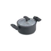 Caçarola Soft Touch Antiaderente Cinza 3L - Hercules