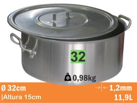Cacarola Standard Nr 32 11,9l Real 9132 - Nova Real Aluminio