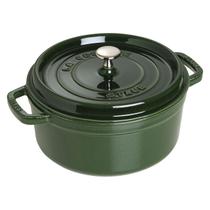 Caçarola staub redonda ferro fundido verde basil 26cm 405093580