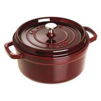 Caçarola staub redonda la cocotte em ferro fundido vermelho 24cm 405093570