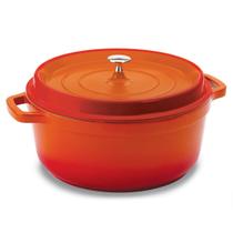 Caçarola Studio Hércules 29,5 cm com Fundo de Indução Laranja Caçarola Studio Hércules 29,5 cm com Fundo de Indução Laranja