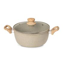 Caçarola Tampa 3,4L Antiaderente Marble Edition Dark Grey Oster