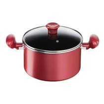 Caçarola Tefal c/Indução 22cm So Chef Vermelho - Rochedo Caçarola Tefal c/Indução 22cm So Chef Vermelho - Rochedo