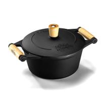 Caçarola Tradição Ferro Fundido Tampa de Vidro 26CM 4,5L Panela Mineira Caçarola Tradição Ferro Fundido Tampa de Vidro 26CM 4,5L Panela Mineira