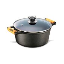 Caçarola Tradição Ferro T Vidro Panela Mineira AM 24cm 4L