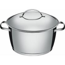 Caçarola Tramontina Allegra Aço Inox 22Cm 4,2L Fundo Triplo