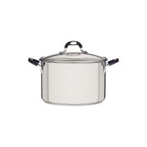 Caçarola Tramontina Astro Silicone Funda Aço Inox Fundo Triplo Tampa De Vidro 20 Cm 3,6 L Tramontina