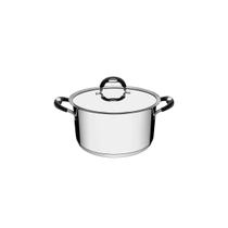 Caçarola Tramontina Duo Aço Inox com Tampa 16 cm 1,8 L