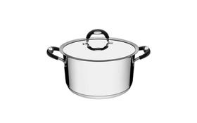 Caçarola Tramontina Duo Silicone Funda em Aço Inox Fundo Triplo com Tampa e Alças em Silicone 16 cm