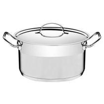 Caçarola Tramontina Professional Funda Em Aço Inox Fundo Triplo Com Tampa Plana Detalhe Satinado 28 Tramontina Caçarola Tramontina Professional Funda Em Aço Inox Fundo Triplo Com Tampa Plana Detalhe Satinado 28 Tramontina