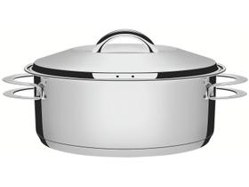 Caçarola Tramontina Rasa Solar Em Aço Inox Fundo Triplo Com Tampa E Alças 16 Cm 1,4 L Tramontina Caçarola Tramontina Rasa Solar Em Aço Inox Fundo Triplo Com Tampa E Alças 16 Cm 1,4 L Tramontina