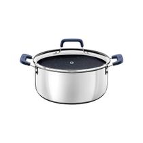 Caçarola Tramontina Romagna Aço Inox Cerâmico Black Stone 20 cm 3,2 L