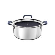 Caçarola Tramontina Romagna Em Aço Inox E Alumínio Cerâmico Black Stone 20 Cm 3,2 L Tramontina