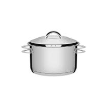 Caçarola Tramontina Solar Funda Em Aço Inox Fundo Triplo Com Tampa E Alças 20 Cm 3,6 L Tramontina