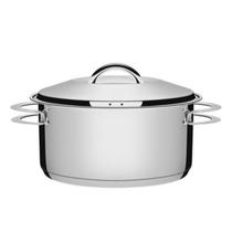 Caçarola Tramontina Solar Fundo Triplo 8.4 L Cor Prateado