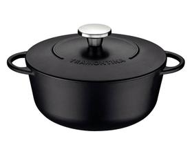 Caçarola tramontina trento em ferro esmaltado com revestimento interno em antiaderente starflon excellent 24 cm 4 l