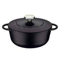 Caçarola Tramontina Trento em Ferro Esmaltado com Revestimento Interno em Antiaderente Starflon Excellent 24 cm 4 L Caçarola Tramontina Trento em Ferro Esmaltado com Revestimento Interno em Antiaderente Starflon Excellent 24 cm 4 L