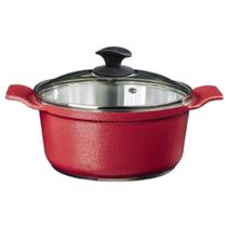 Caçarola Vermelha Alumínio Fundido Usinado Javali Aa 16Cm