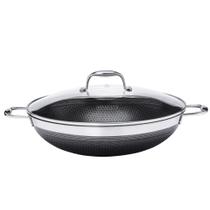 Caçarola Wok em Aço Inox 34 cm Hive Oxford Caçarola Wok em Aço Inox 34 cm Hive Oxford