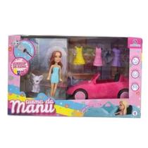 Cacau Com Carrinho Turma Da Manu - Polibrinq BN5093 Cacau Com Carrinho Turma Da Manu - Polibrinq BN5093