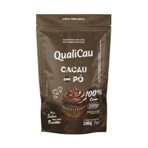 Cacau Em Pó Alcalino 100% QualiCau 200g