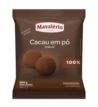 Cacau Em Po Alcalino 500g Mavalerio