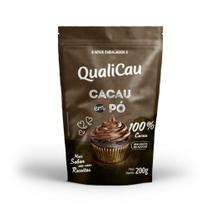 Cacau Em Pó Aucalino 100% 200G. - Qualicau Cacau Em Pó Aucalino 100% 200G. - Qualicau