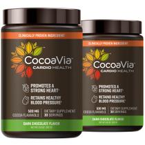 Cacau em pó CocoaVia Cardio Health 60 porções 500mg
