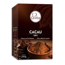 Cacau em Pó Q-Vita Zero Açúcar 200g - Natural e Intenso