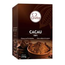 Cacau Em Pó Q-Vita Zero Açúcar 200g