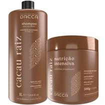 Cacau Raiz Shampoo 1l Máscara De Nutrição Dacca Profissional Cacau Raiz Shampoo 1l Máscara De Nutrição Dacca Profissional