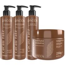 Cacau Raiz Shampoo Condicionador Nutrição Leave-in Dacca