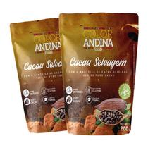 Cacau Selvagem 200g 100% puro COLOR ANDINA - 2 pacotes Cacau Selvagem 200g 100% puro COLOR ANDINA - 2 pacotes