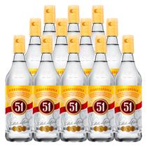 Cachaça Aguardente 51 Garrafa 965ml 12 Unidades