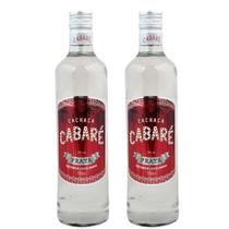 Cachaça Artesanal Cabaré Prata Kit Com 2 Unidades