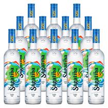 Cachaça Cristalina Sagatiba 700ml 12 Unidades