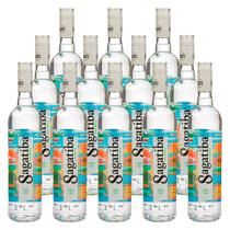 Cachaça Cristalina Sagatiba 700ml 12 Unidades