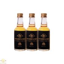 Cachaça Don Fernandes Envelhecida em Carvalho Americano 3 Mini Garrafas de 50ml