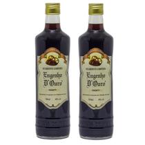 Cachaça Engenho D'Ouro Caramelada 700ml Kit Duo Cachaça Engenho D'Ouro Caramelada 700ml Kit Duo