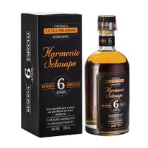 Cachaça harmonie schnaps extra premium envelhecida 6 anos 700ml