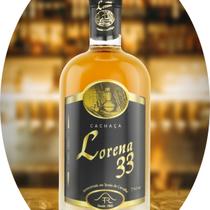 Cachaça lorena 33 - estojo c/ 2 taças