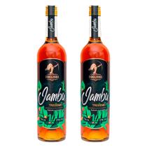 Cachaça Mista de Jambu Indiazinha 750ml 2 Unidades