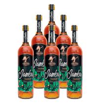 Cachaça Mista de Jambu Indiazinha 750ml 6 Unidades