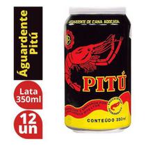 Cachaça Pitú 350ml Kit com 12 unidades