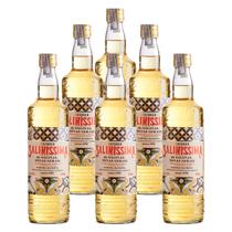 Cachaça Saliníssima Ouro Bálsamo 670ml 6 Unidades Cachaça Saliníssima Ouro Bálsamo 670ml 6 Unidades