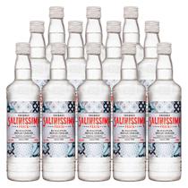 Cachaça Saliníssima Prata Garrafa 670ml 12 Unidades