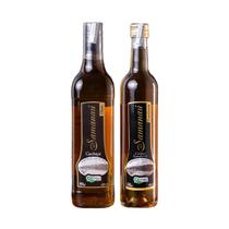 Cachaça Samanaú Orgânica Kit OURO 900ml e ENVELHECIDA 500ml
